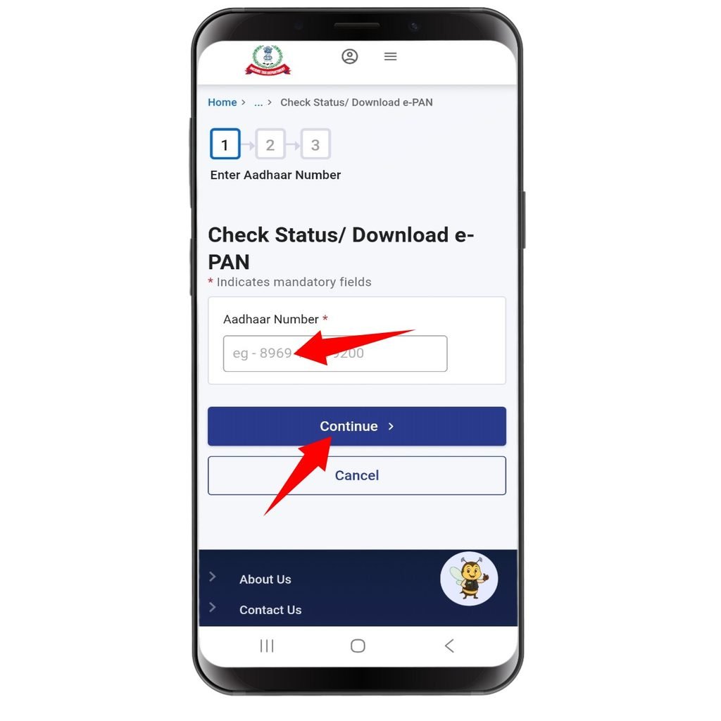 aadhaar card se pan card kaise download kare